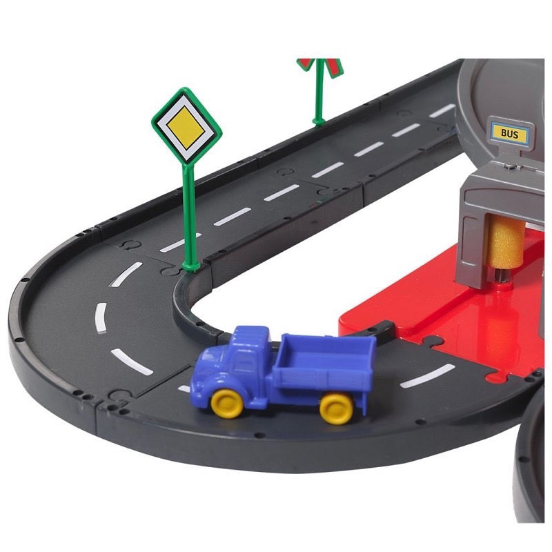 پارکینگ طبقاتی 4 طبقه ماشین بازی مدل Parking Zone همراه با 3 ماشین کوچک، بالابری، دو مسیر ورودی و خروجی و پمپ بنزین