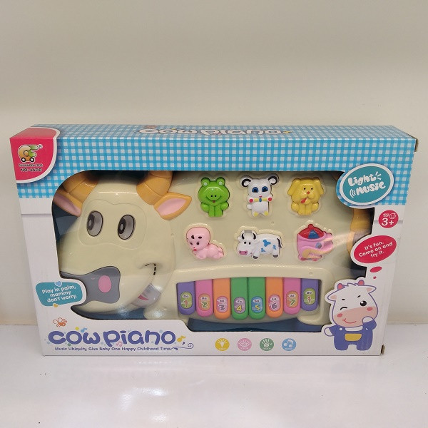 بازی آموزشی کیبورد طرح گاو مدل chuangfa toys کد no:6600