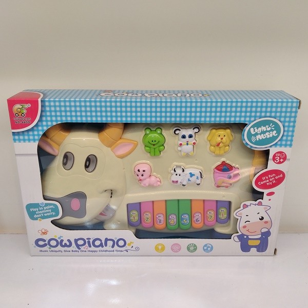 بازی آموزشی کیبورد طرح گاو مدل chuangfa toys کد no6600