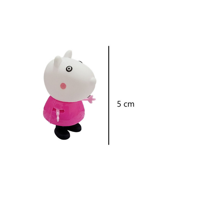 فیگور طرح پپاپیگ مدل Happy pig کد 300 مجموعه 14 عددی