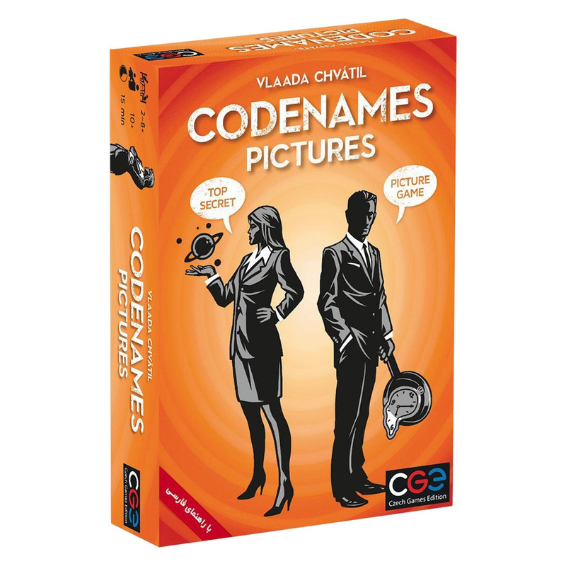 بازی فکری سی جی ای مدل Codenames Pictures نسخه فارسی